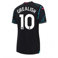 Manchester City Jack Grealish #10 Tredjedrakt Dame 2023-24 Kortermet